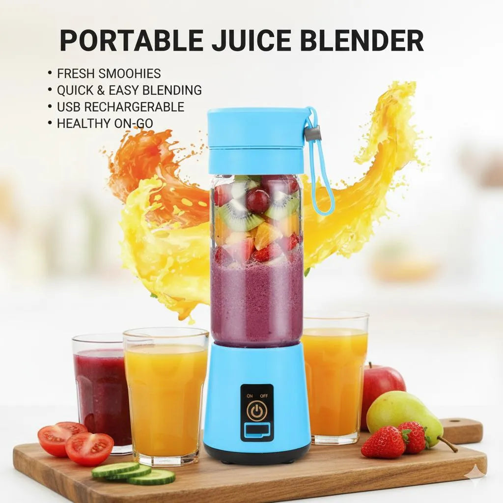 Portable Blender Bottle (USB Juicer)