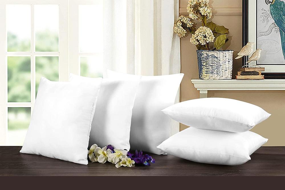 Premium White Polyester Cushion Filling 15x15 (Pack of 5) – Soft & Durable