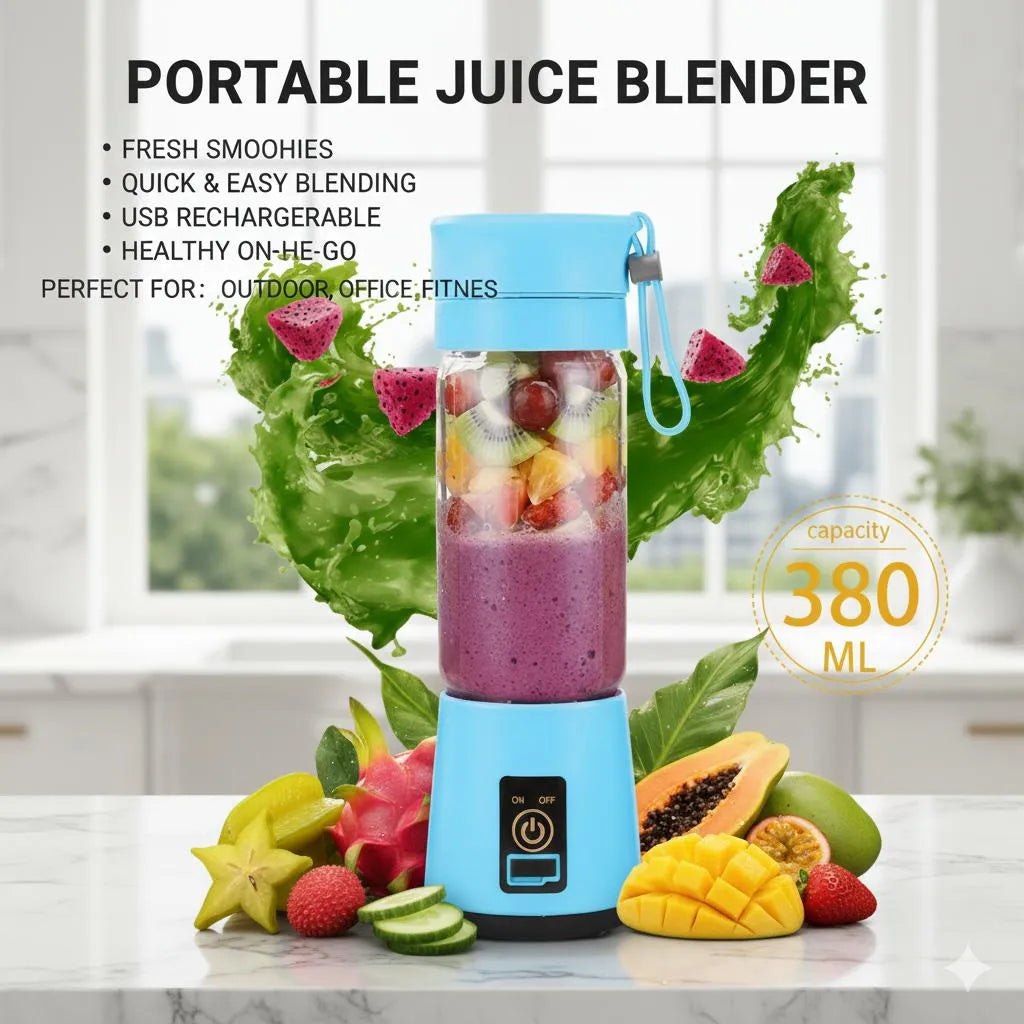 Portable Blender Bottle (USB Juicer)