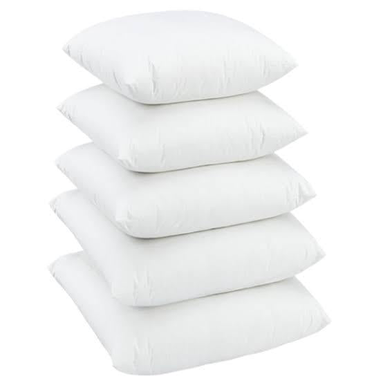 Premium White Polyester Cushion Filling 15x15 (Pack of 5) – Soft & Durable